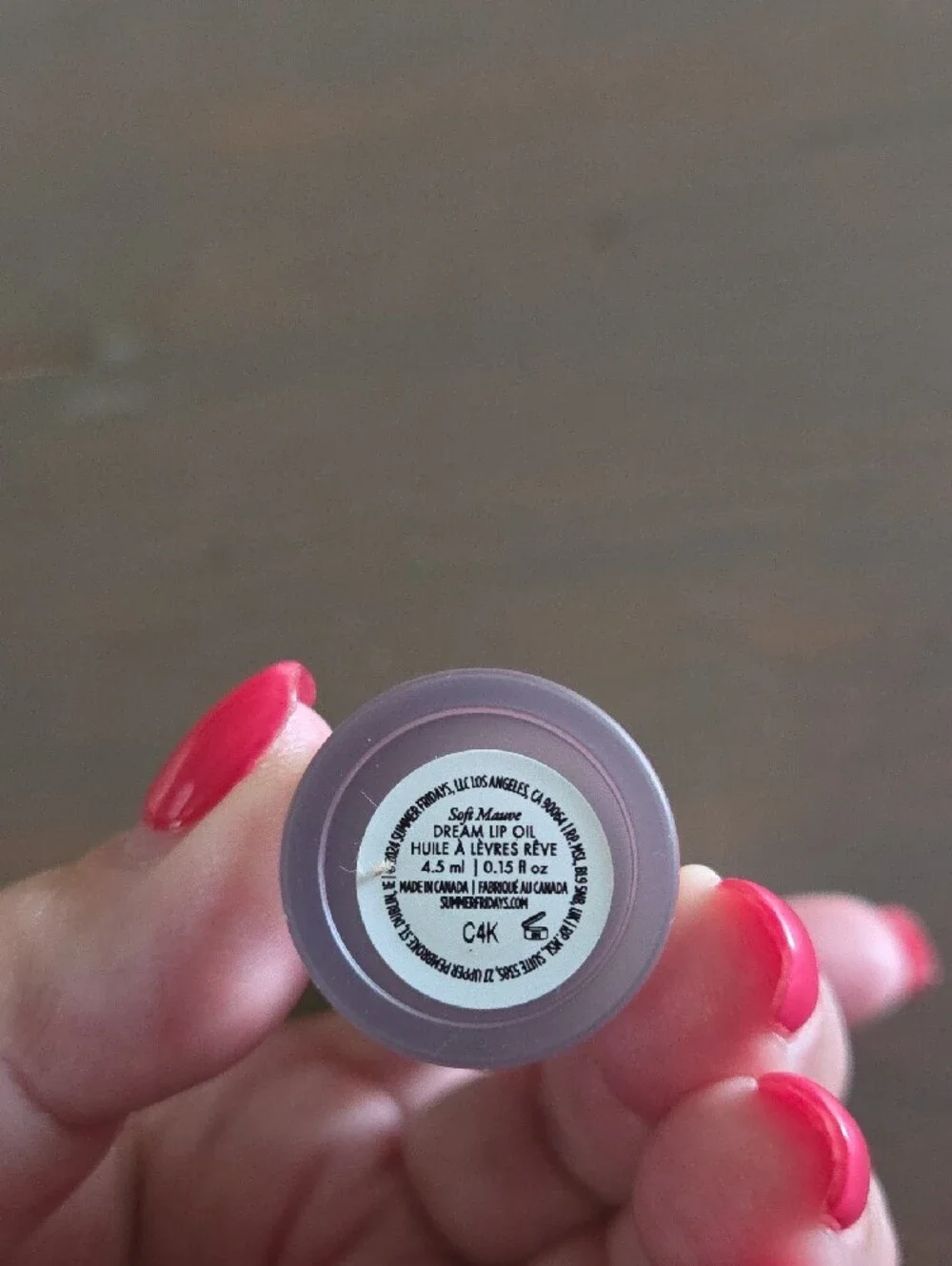 Summer Fridays Dream Lip Oil - Soft Mauve Packaging